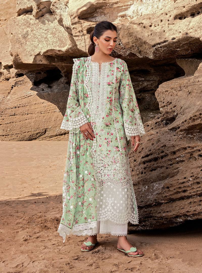 9A | ESME | 3PC Unstitched Luxury Chikankari By Zainab Chottani