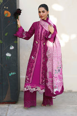 3-PC Unstitched Jacquard Weaved Digital Printed Qprints By Qalamakar | JORIS