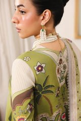 3-PC Unstitched Jacquard Weaved Digital Printed Qprints By Qalamakar | TAHLIA