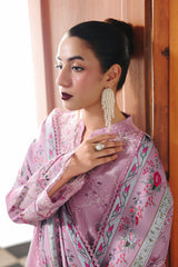 3-PC Unstitched Jacquard Weaved Digital Printed Qprints By Qalamakar | ELVIRA