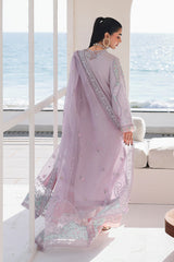 3-PC Unstitched Embroidered Lawn Sahil By Qalamkar | REHMA