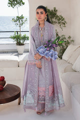 3-PC Unstitched Embroidered Lawn Sahil By Qalamkar | REHMA