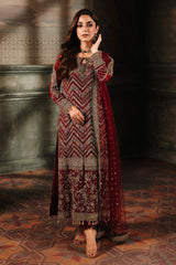 4-PC Unstitched Embroidered Luxury Dastan e Jashan By Charizma | DJW5-03