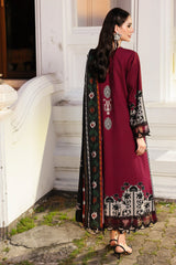 3-PC Unstitched Embroidered Printed Linen By Charizma | CCW6-05