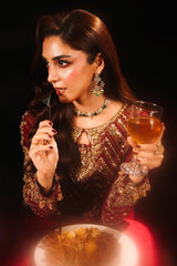 4-PC Unstitched Embroidered Luxury Dastan e Jashan By Charizma | DJW5-03