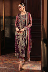 4-PC Unstitched Embroidered Luxury Dastan e Jashan By Charizma | DJW5-07