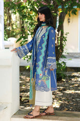 3-PC Unstitched Digital Printed Lawn Qprints By Qalamkar | VIONA