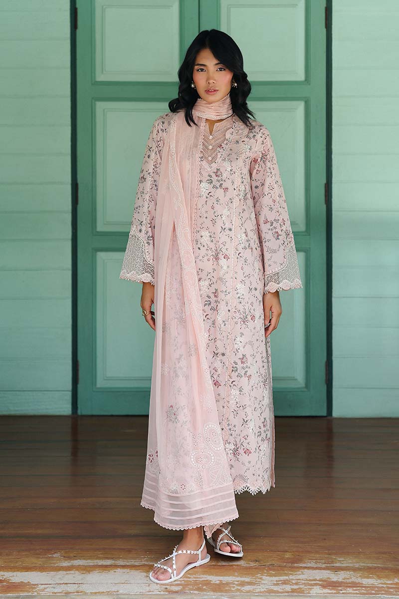 3-PC Unstitched Digital Printed Lawn Qprints By Qalamkar | KENA