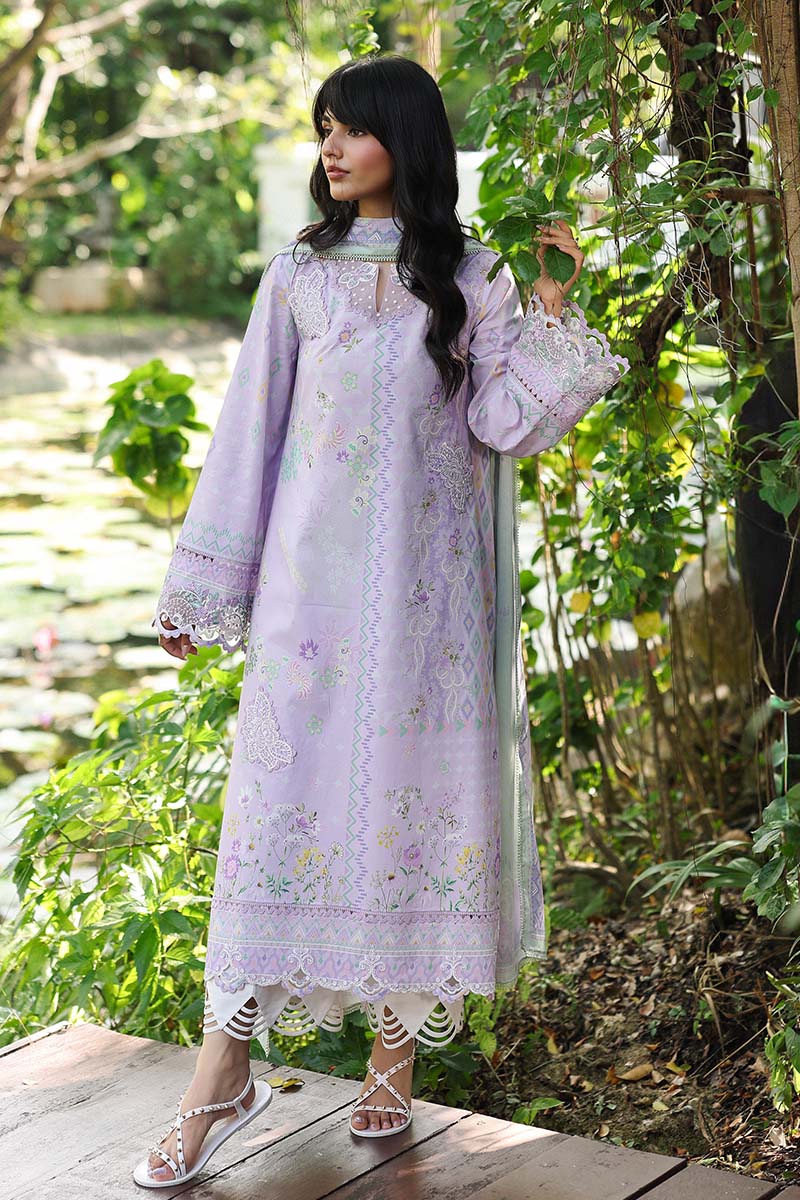 3-PC Unstitched Digital Printed Lawn Qprints By Qalamkar | FIONA