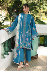 3-PC Unstitched Digital Printed Lawn Qprints By Qalamkar | CAIRE