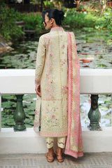 3-PC Unstitched Digital Printed Lawn Qprints By Qalamkar | MAIRI