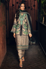 3-PC Unstitched Embroidered Linen Collection By Charizma