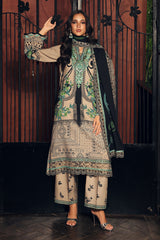 3-PC Unstitched Embroidered Linen Collection By Charizma