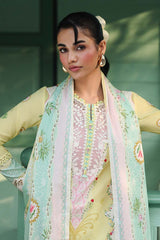 3-PC Unstitched Digital Printed Lawn Qprints By Qalamkar | JOVIE