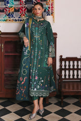 3-PC Unstitched Jacquard Weaved Digital Printed Qprints By Qalamakar | KARLA