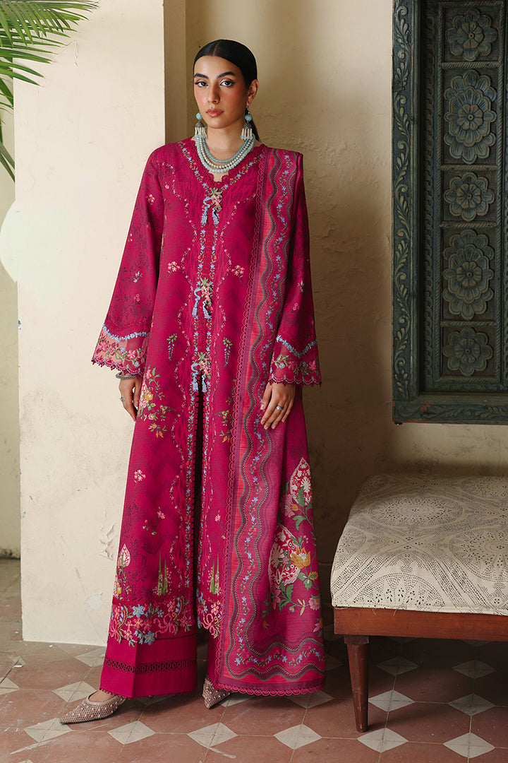 3-PC Unstitched Jacquard Weaved Digital Printed Qprints By Qalamakar | MIREL