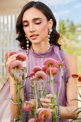 MPT-2506-B | 3Pc Unstitched Suit Printed Lawn Spring Summer 25 M Print By Maria B