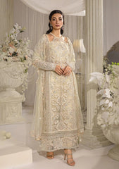 EFE-01 AURA | 3Pc Unstitched Suit Festive Formal Exhibit Evara By Elaf Premium