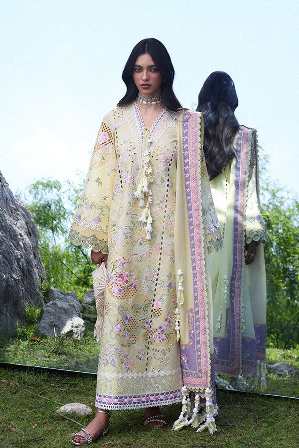 3-PC Unstitched Embroidered Lawn By Suffuse | TELYA