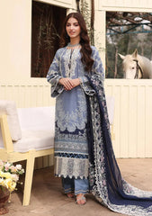 KFL-04 KINZA | 3PC Unstitched Festive Lawn By Kahf Premium