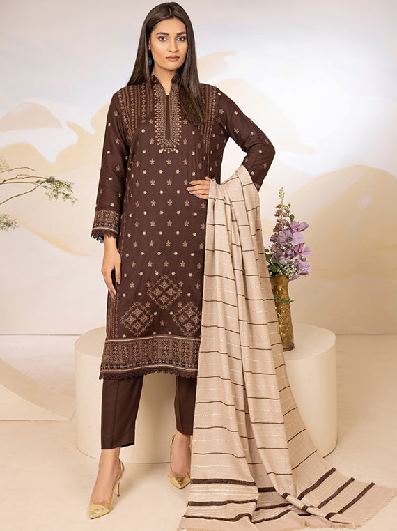 M-07 | 3Pc Unstitched Suit Winter Collection Dilkash Mumtaz By Manizay Dhanak