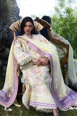 3-PC Unstitched Embroidered Lawn By Suffuse | TELYA