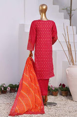 D-08 | 3 PC Stitched Printed Co-Ords Lawn Chunri By Sadabahar