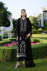 3-PC Unstitched Embroidered Lawn Amani By Raeesa Premium | AM-008