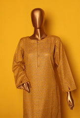 KC-09 Khaddar 2piece Stitched Mustard - Ready to wear