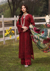 KFL-02 ALORA | 3PC Unstitched Festive Lawn By Kahf Premium