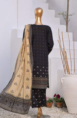 D-09 | 3 PC Stitched Printed Co-Ords Lawn Chunri By Sadabahar