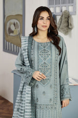 KR-110 | 3Pc Unstitched Suit Winter (Apana) Noor-E-Fajar By Raeesa Premium