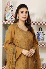 KR-114 | 3Pc Unstitched Suit Winter (Apana) Noor-E-Fajar By Raeesa Premium