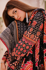 CP4-58 | 3Pc Unstitched Suit Printed Lawn Black Edition Vol-07 C-Prints By Charizma