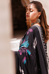 CP4-63 | 3Pc Unstitched Suit Printed Lawn Black Edition Vol-07 C-Prints By Charizma