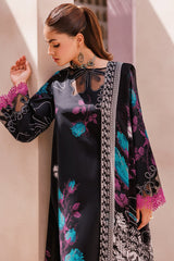 CP4-63 | 3Pc Unstitched Suit Printed Lawn Black Edition Vol-07 C-Prints By Charizma