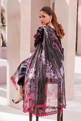 CP4-64 | 3Pc Unstitched Suit Printed Lawn Black Edition Vol-07 C-Prints By Charizma