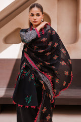 CP4-65 | 3Pc Unstitched Suit Printed Lawn Black Edition Vol-07 C-Prints By Charizma