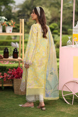 3-PC Unstitched Embroidered Lawn Lifestyle By Rang Rasiya | Reena