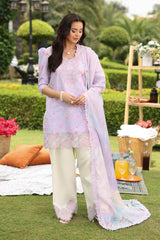 3-PC Unstitched Embroidered Lawn Lifestyle By Rang Rasiya | Sharleez