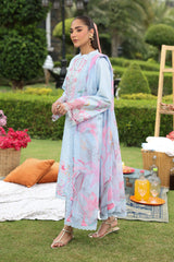 3-PC Unstitched Embroidered Lawn Lifestyle By Rang Rasiya | Lara