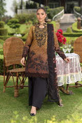 3-PC Unstitched Embroidered Lawn Lifestyle By Rang Rasiya | Hooria