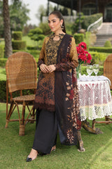 3-PC Unstitched Embroidered Lawn Lifestyle By Rang Rasiya | Hooria