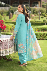 3-PC Unstitched Embroidered Lawn Lifestyle By Rang Rasiya | Waliya