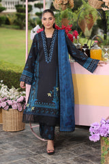 3-PC Unstitched Embroidered Lawn Lifestyle By Rang Rasiya | Ushna