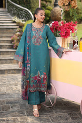 3-PC Unstitched Embroidered Lawn Lifestyle By Rang Rasiya | Naba
