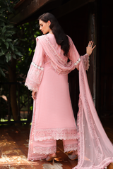 3-PC Unstitched Embroidered Lawn Kimora By Raeesa Premium | HL-34