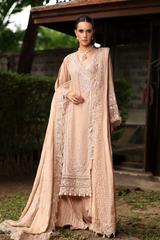 3-PC Unstitched Embroidered Lawn Kimora By Raeesa Premium | HL-36