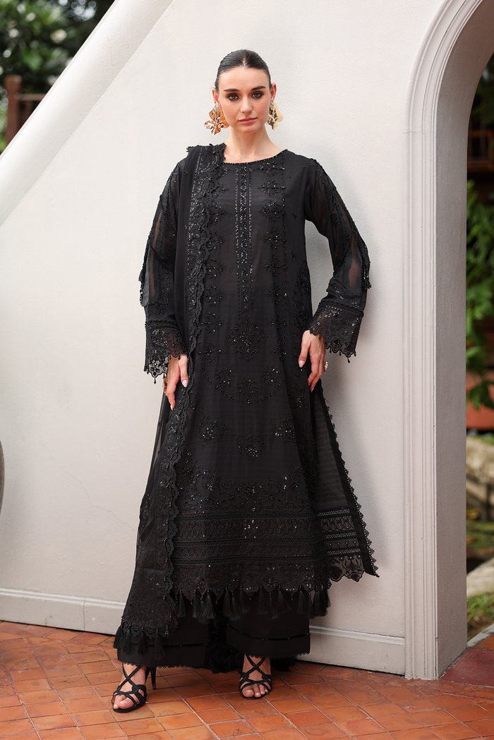 3-PC Unstitched Embroidered Lawn Kimora By Raeesa Premium | HL-37