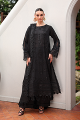 3-PC Unstitched Embroidered Lawn Kimora By Raeesa Premium | HL-37